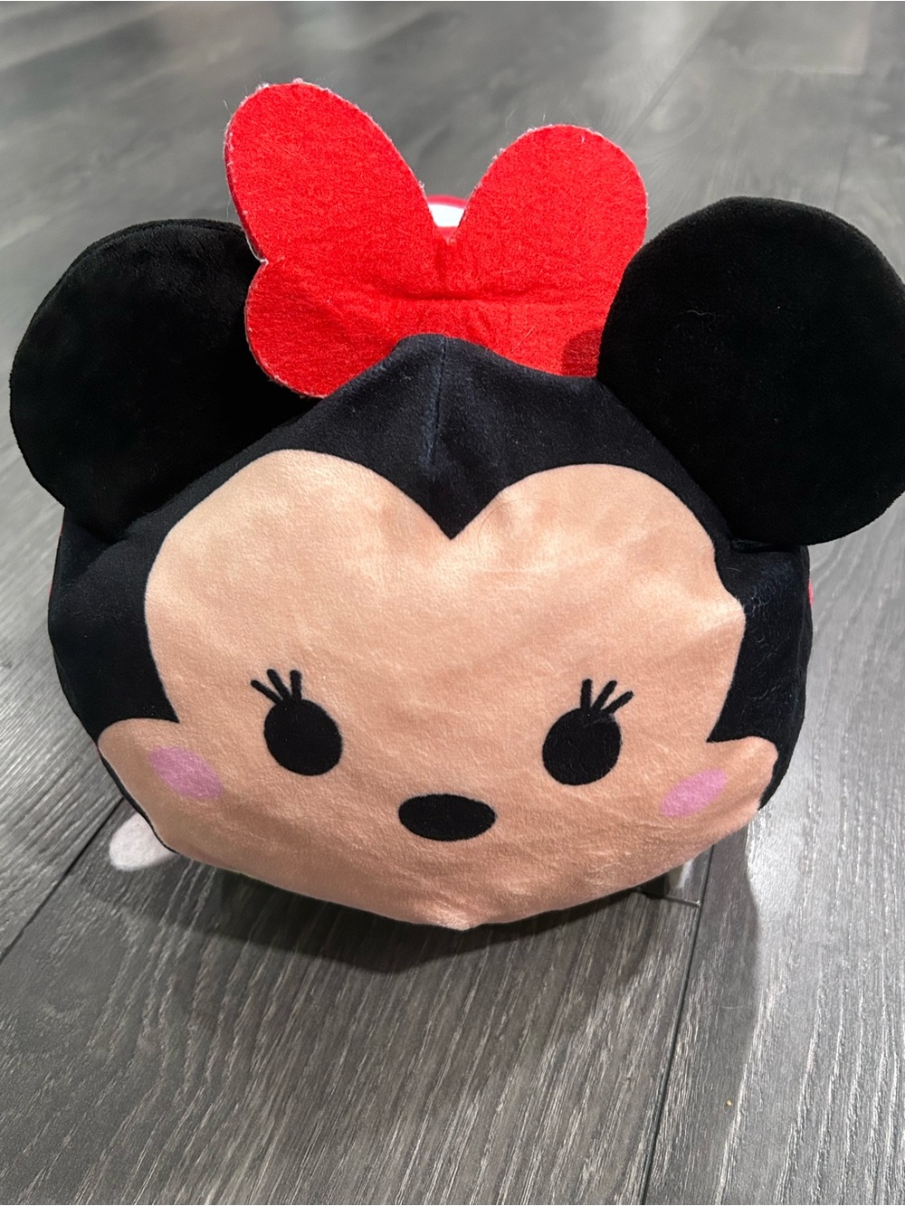 Tsum Tsum Minnie Mouse Plush  Stuffed Animal Toy Pillow Disney Black Red